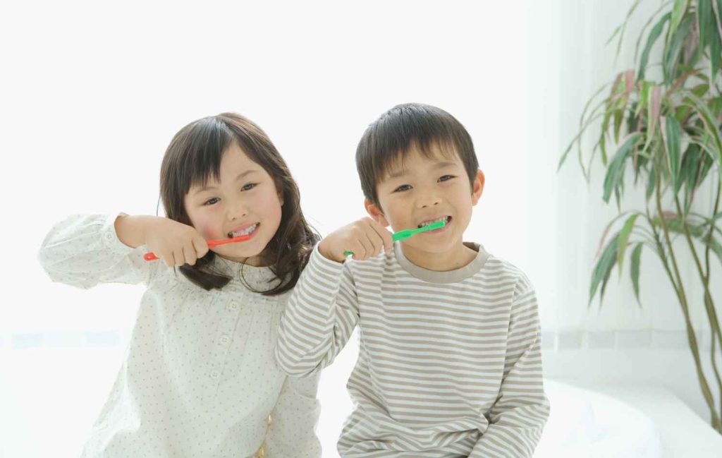 Brushing your teeth