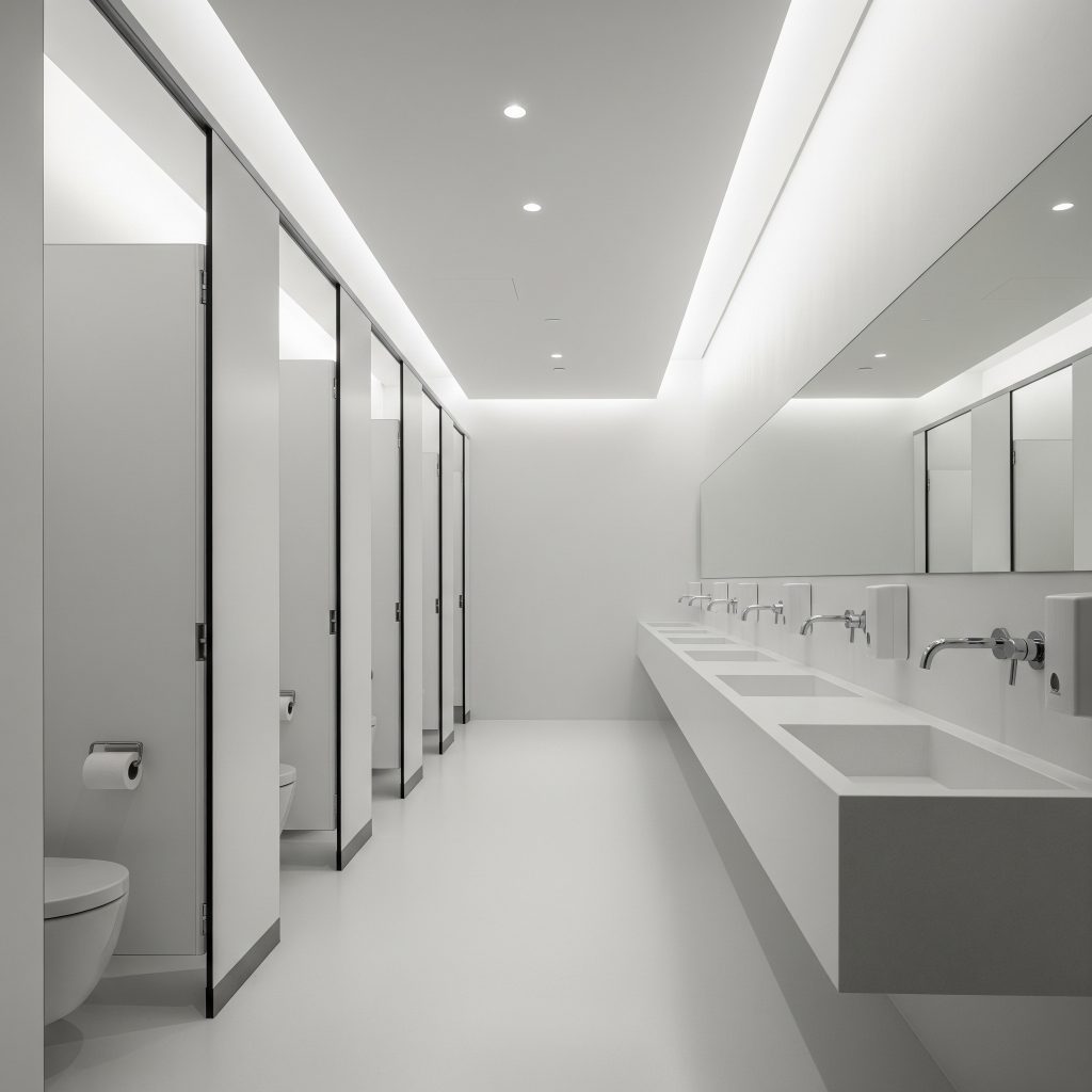 תאי שירותים בבית עסק